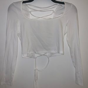 White Crop Top